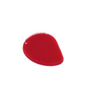 3-in-1 Stay Clean Silicone Scrubber red