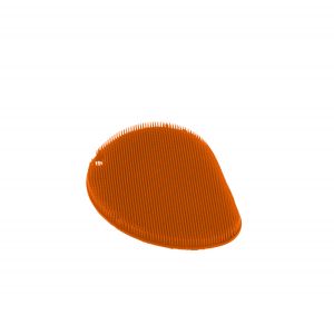 3-in-1 Stay Clean Silicone Scrubber orange