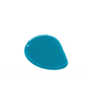 3-in-1 Stay Clean Silicone Scrubber blue