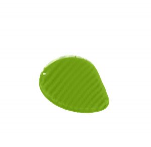 3-in-1 Stay Clean Silicone Scrubber green