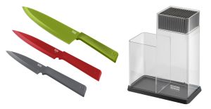 COLORI® Utensilienhalter und Messerblock Set 4 Stk