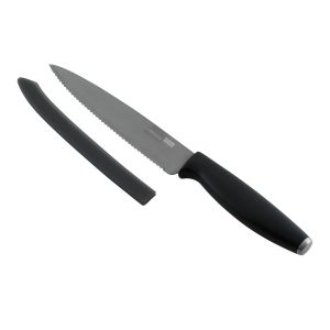 COLORI® TITANIUM Cuchillo de cocina de sierra grafito