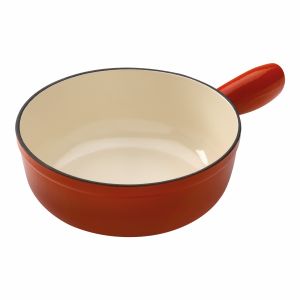 Fondue pot induction cast iron red · Ø 24 cm