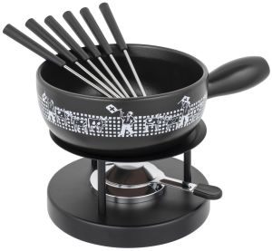 Fondue au fromage set Lanceur de drapeau · Ø 22 cm