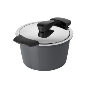 HOTPAN® Cocotte à servir grise 1.0 L · Ø 14 cm