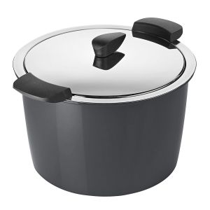 HOTPAN® Marmite à servir grise 5.0 L · Ø 22 cm