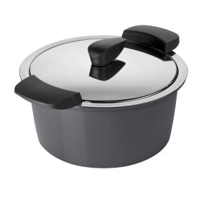 HOTPAN® Servierkasserolle grau 2.0 L · Ø 18 cm