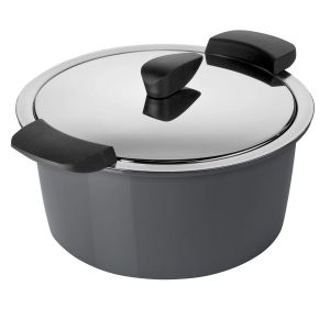 HOTPAN® Cocotte à servir grise 3.0 L · Ø 22 cm