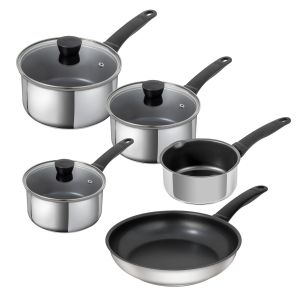 CLASSIC Batteries de cuisine avec revêtement set à 5 pièces