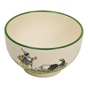 Bowl small Ursli with goat · Ø 14 cm