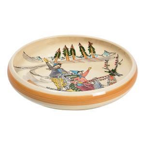 Assiette enfant Promenade en luge · Ø 18 cm