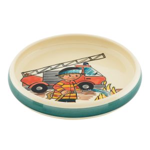 Assiette enfant Pompier · Ø 18 cm