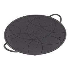 Splatter guard silicone black · Ø 26 cm