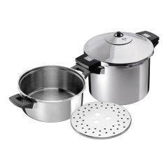 DUROMATIC® INOX Set Seitengriffmodelle 4.0 L / 6.0 L · Ø 24 cm