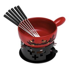 Käsefondue Set Alphornbläser · Ø 22 cm