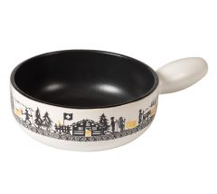 Fondue pot induction Alpine Meadow gold 23cm