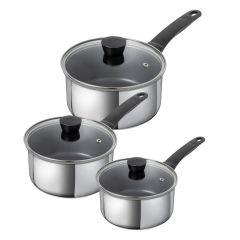 CLASSIC Saucepan set coated · Ø 16 cm / 18 cm / 20 cm