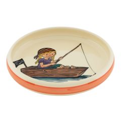 Children's plate Pirate girl · Ø 18 cm