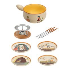 Cheese fondue set Schellenursli Basic 10 pcs